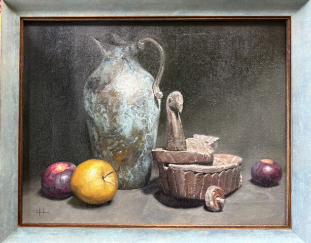 Still Life with Salt Box